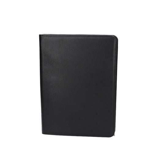 Schreibmappe Spezia 24,5x2,5x32,5cm in Schwarz mit Reißverschluss