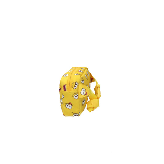 Kinderbodybag|Gürteltasche "Augen" in Gelb - leder-accessoires.com