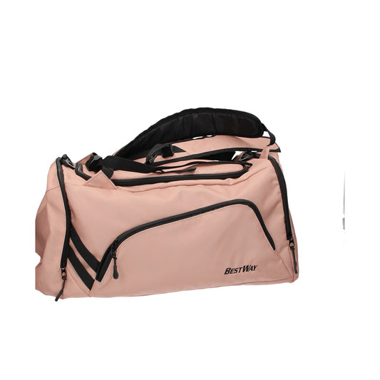 Reisetasche| Rucksack 47x29x28cm in Altrosa - leder-accessoires.com