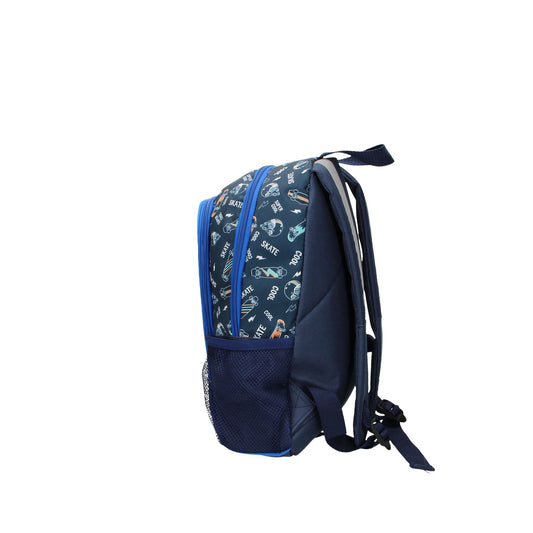 Kinderrucksack " Skater " in Blau - leder-accessoires.com