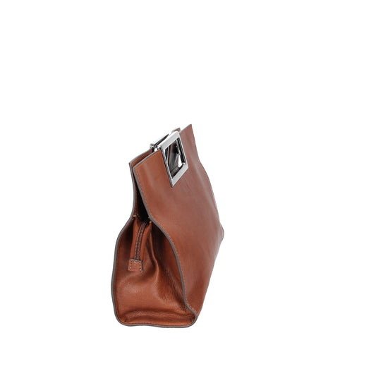 SALE Kurzgrifftasche in Cognac aus Leder - leder-accessoires.com
