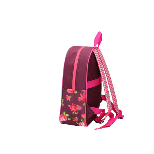 Kinderrucksack " Pferd " 23x9x29cm in Pink - leder-accessoires.com