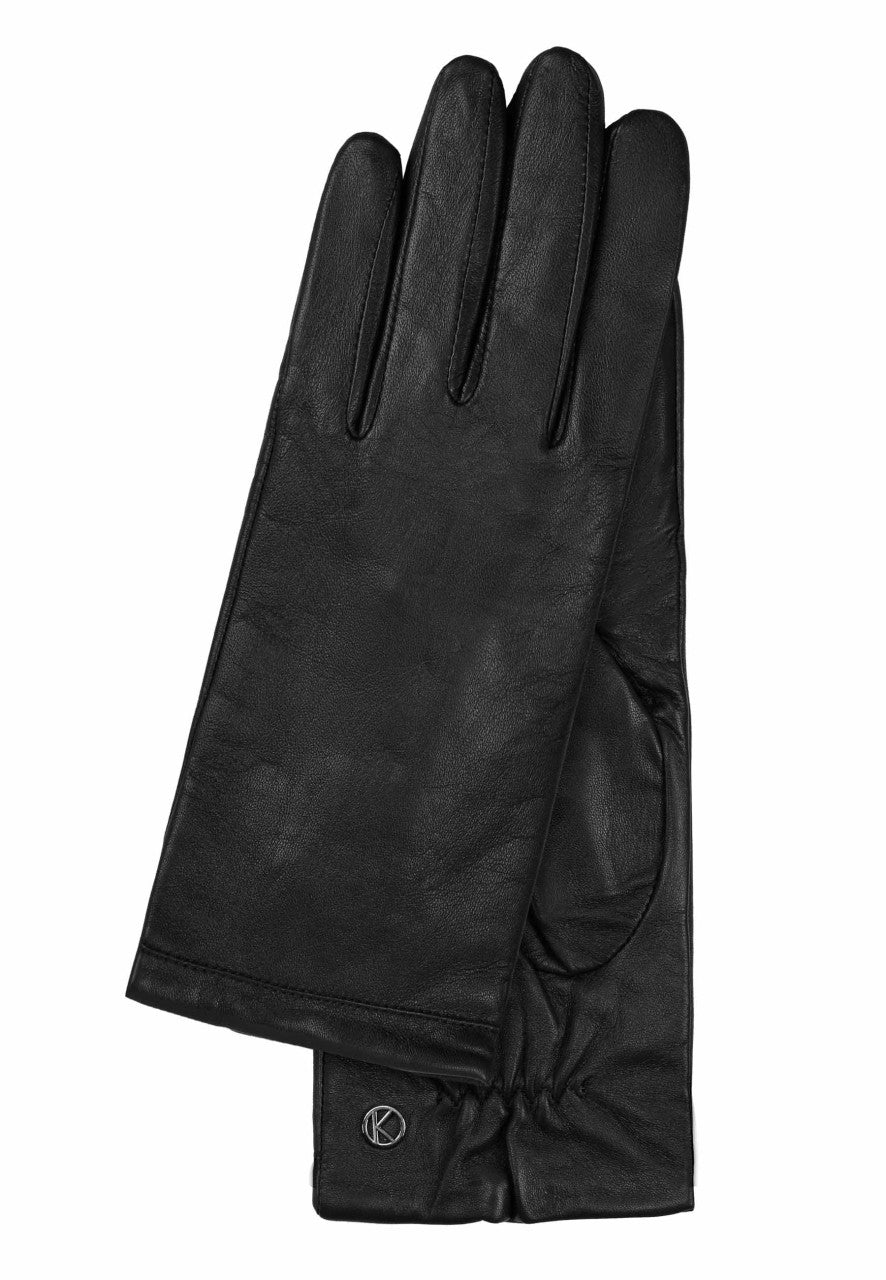 schwarze damen handschuhe Handschuhe Damen in Schwarz aus Lammleder