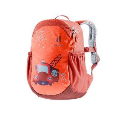Kinderrucksack "Pico" in Rot|Feuerwehr - leder-accessoires.com