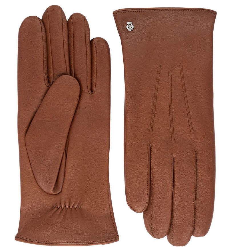 Lederhandschuhe | Haarschafleder Damen aus Leder und Wolle in Saddlebrown von Röckl