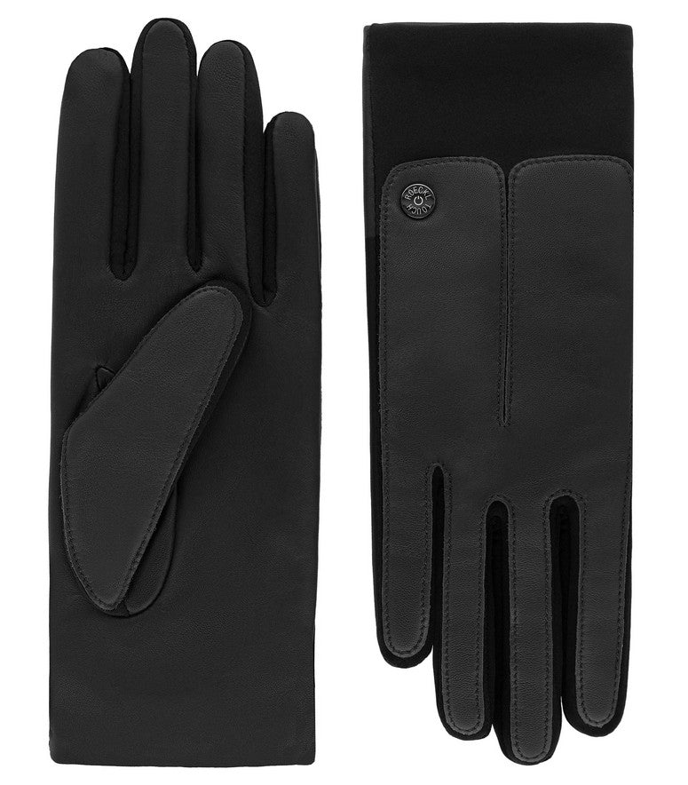 Lederhandschuhe | Haarschafleder Damen in Schwarz mit Touch-Funktion von Röckl