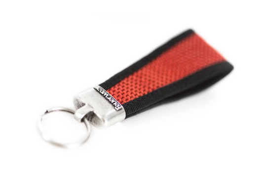 Schlüsselanhänger Sasha in Rot - leder-accessoires.com