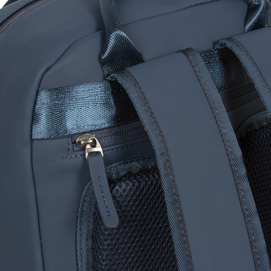 Laptoprucksack 9L in Marine|Blau mit verschweißten Reißverschlüssen