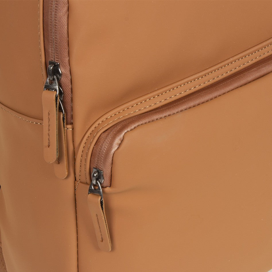 Rucksack 11L in Cognac mit Vortasche