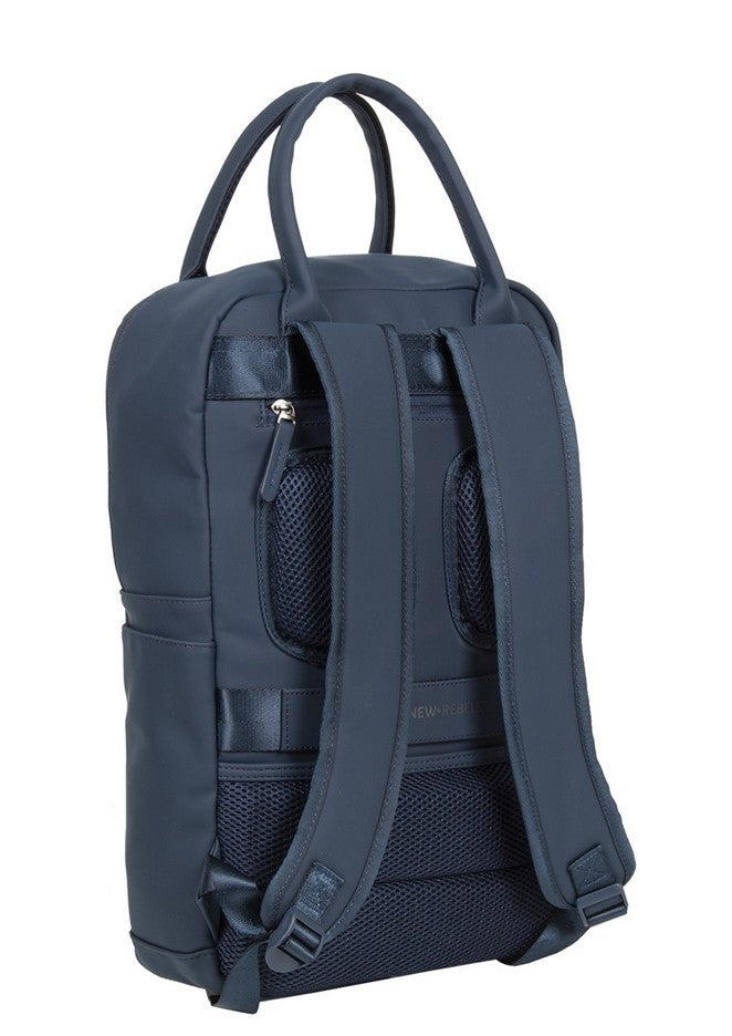 Laptoprucksack 12L in Marine|Blau mit Kurzgriff als Tasche