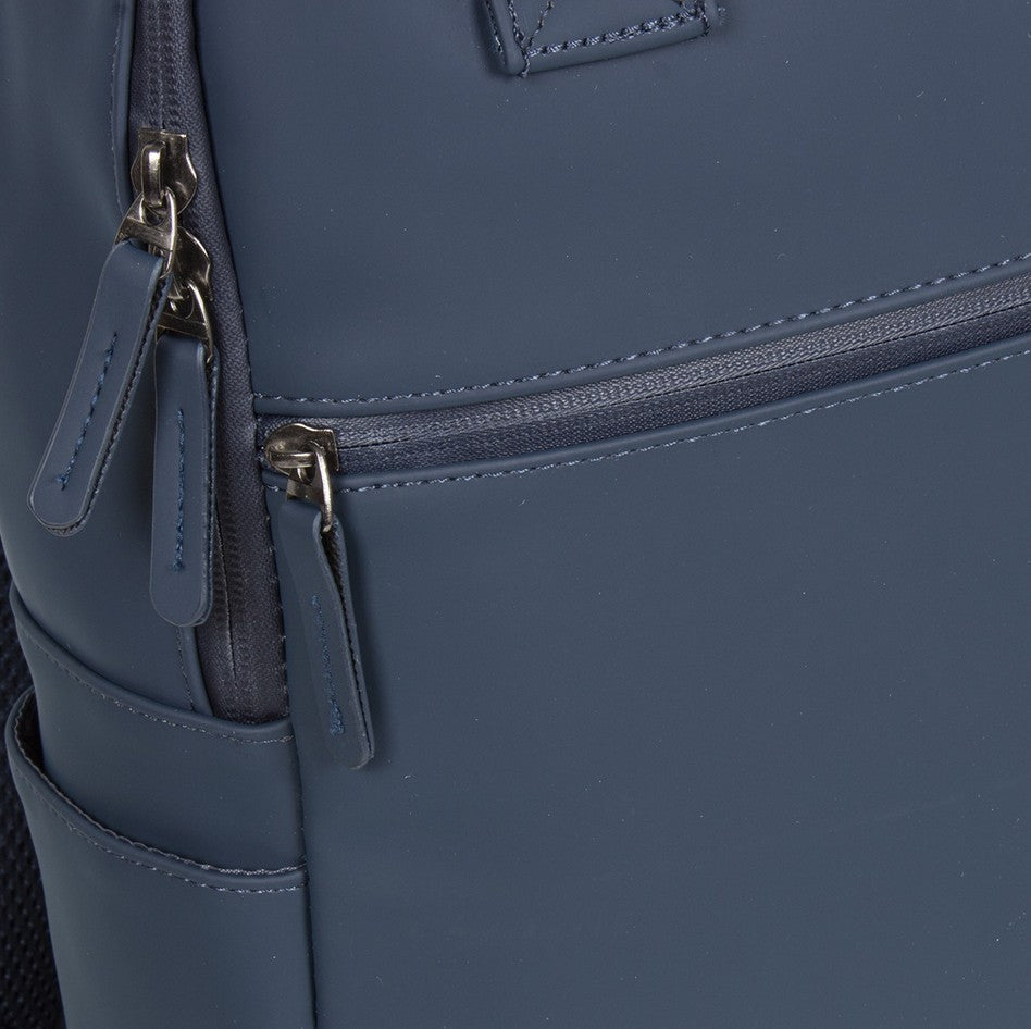 Laptoprucksack 12L in Marine|Blau mit Kurzgriff als Tasche - leder-accessoires.com