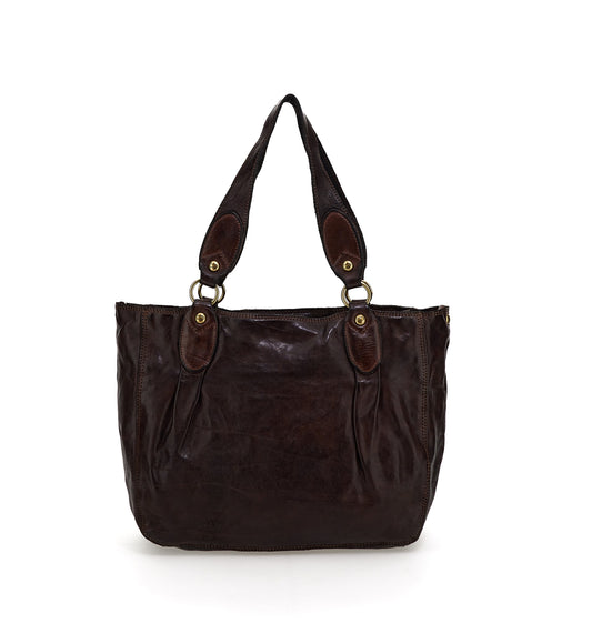 Shopper in Braun aus Leder - leder-accessoires.com