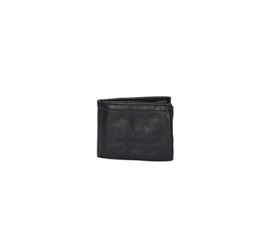 Campomaggi Lederbörse Querformat in Schwarz mit zusätzlicher Klappe - leder-accessoires.com