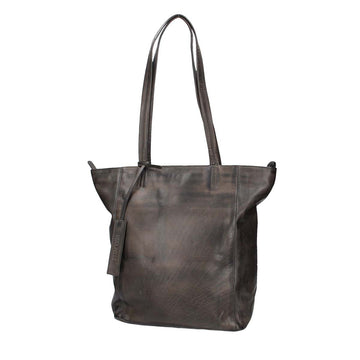 SALE Ledershopper in Schwarz mit Reißverschluss - leder-accessoires.com