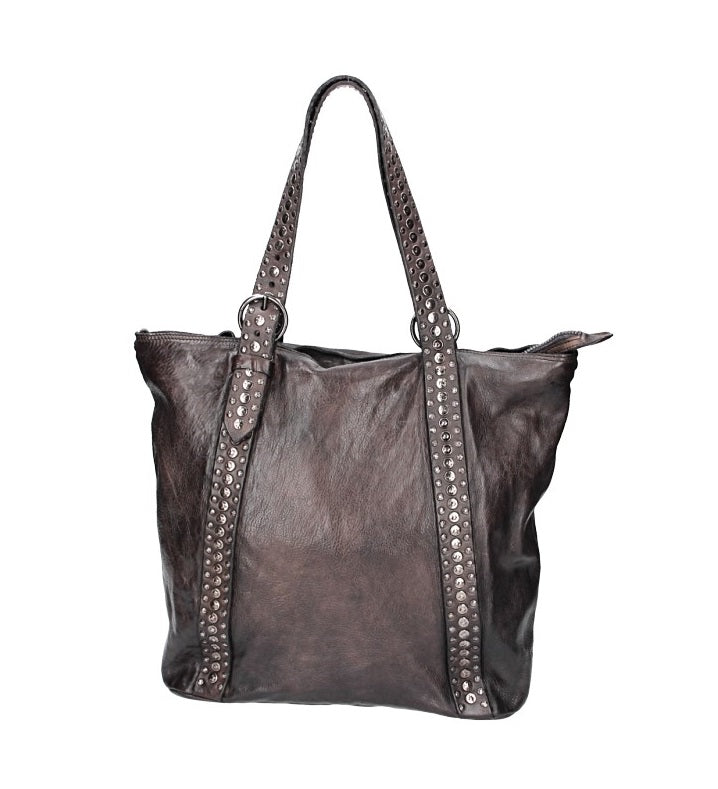 Tote Bag Shopper Tasche Mit Nieten Shopper Tasche Mit