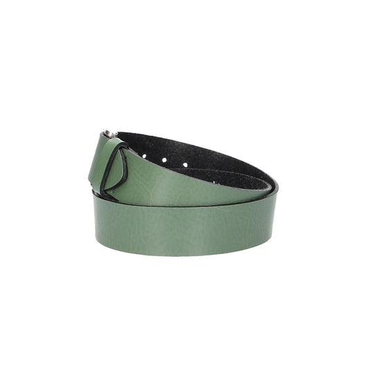 Ledergürtel Kids 30mm in Grün mit Dornschließe in Silber - leder-accessoires.com