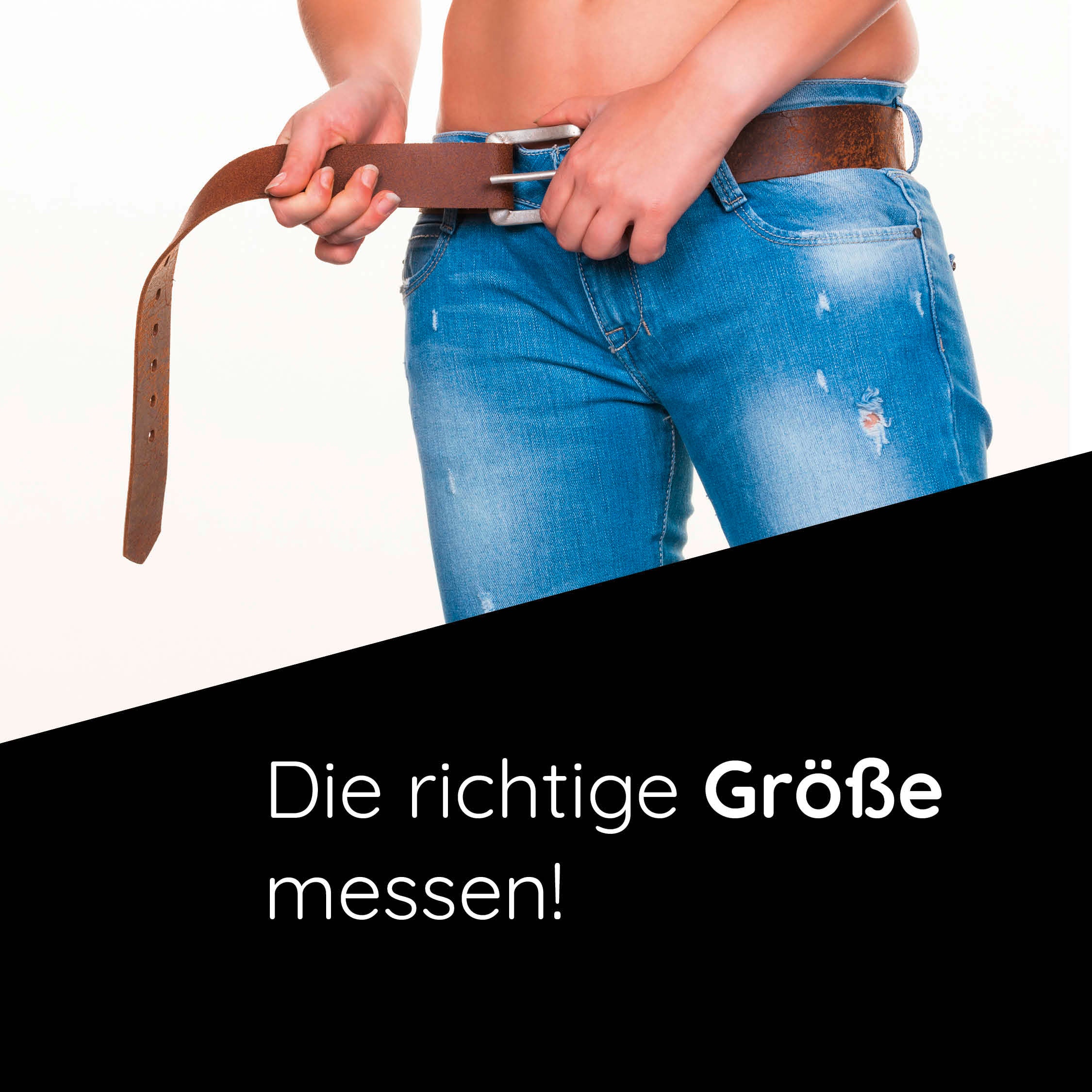 Gewusst wie die richtige Gürtelgröße messen! Leder Bazlen