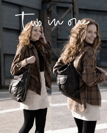 Ledershopper trifft Rucksack: Stil trifft Flexibilität im Alltag