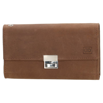 Kellnerbörse 18 x 11cm in Cognac aus Leder