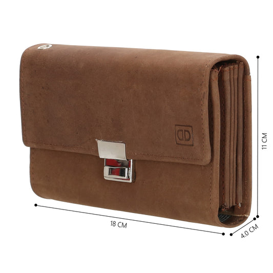 Kellnerbörse 18 x 11cm in Cognac aus Leder - leder-accessoires.com