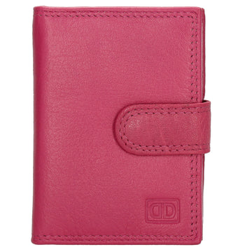 Kartenetui| Safty Wallet 8x10cm in Pink|Fuchsia mit Druckknopf