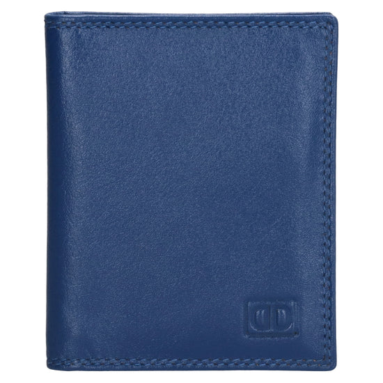 Kartenetui 8x10cm aus Leder in Royalblau - leder-accessoires.com