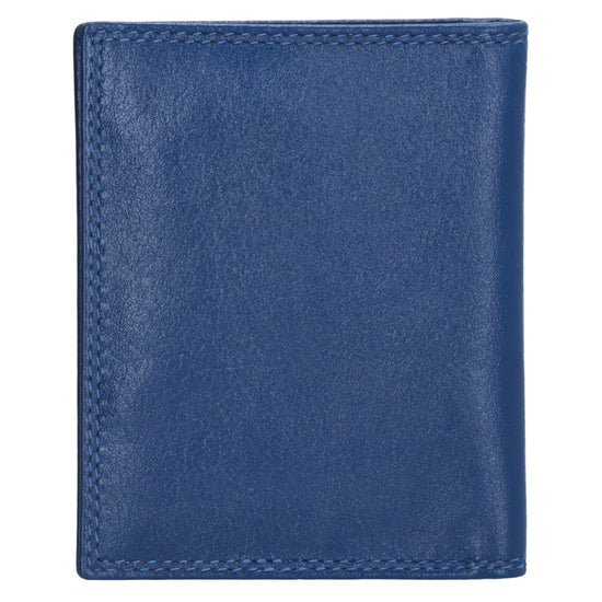 Kartenetui 8x10cm aus Leder in Royalblau - leder-accessoires.com