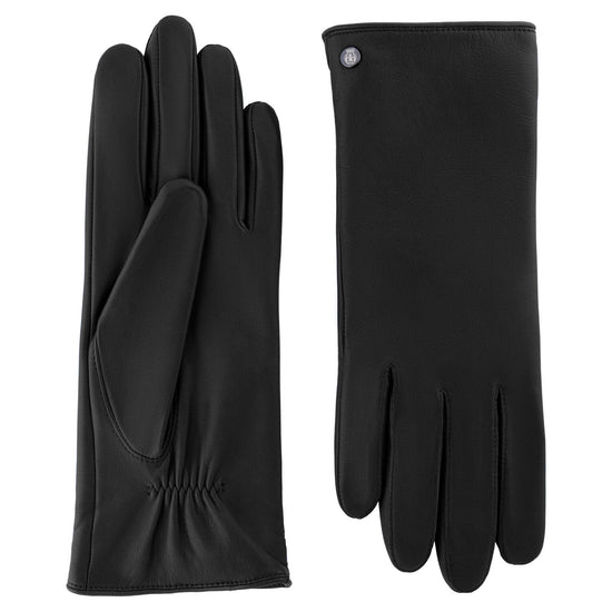 Lederhandschuhe | Haarschafleder Damen in Schwarz klassisch von Röckl - leder-accessoires.com