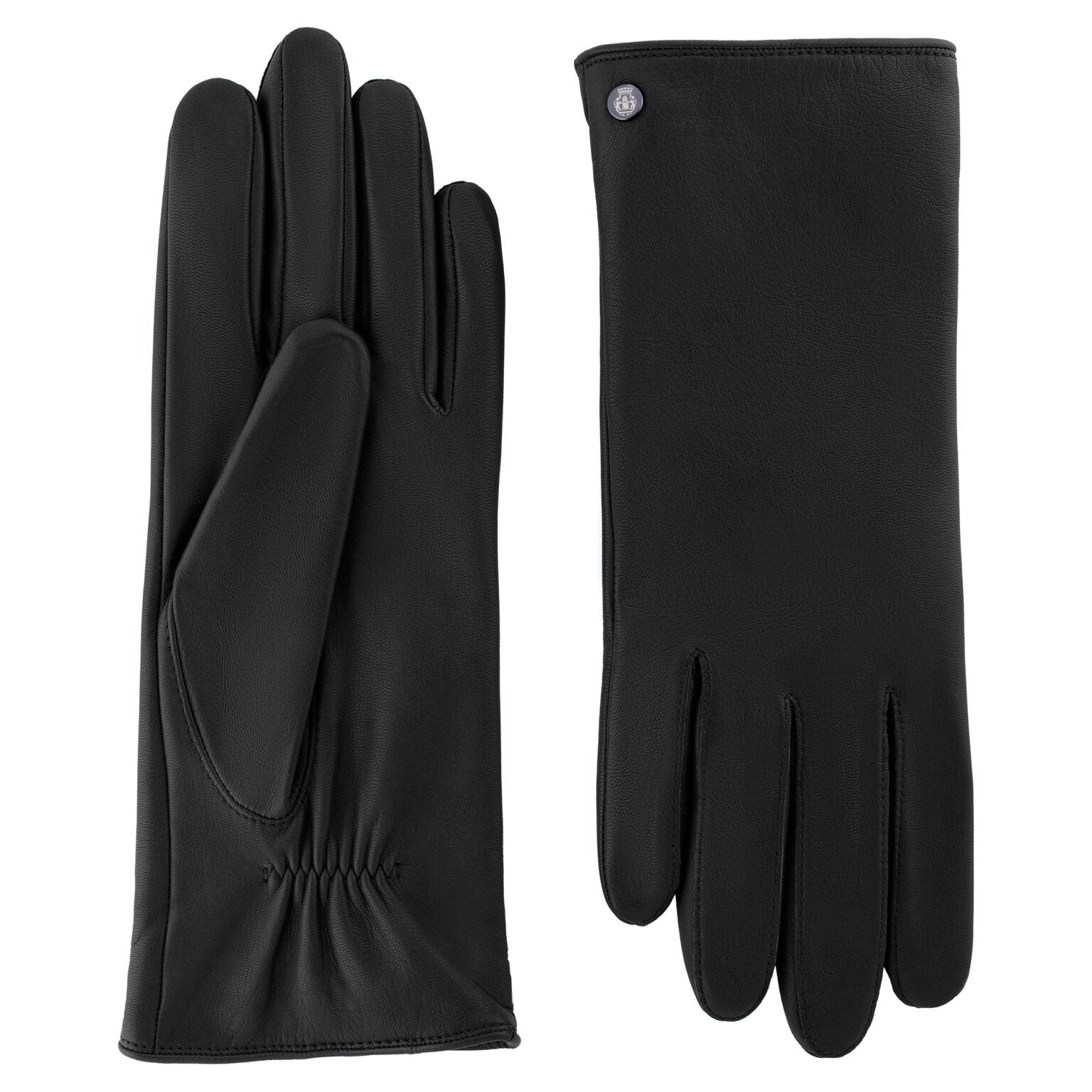 Lederhandschuhe | Haarschafleder Damen in Schwarz klassisch von Röckl - leder-accessoires.com