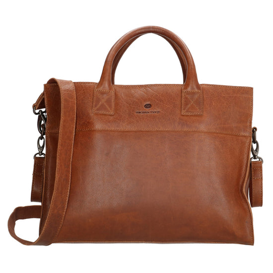 Wickeltasche in Cognac 40 x 31cm mit Zubehör aus Leder - leder-accessoires.com