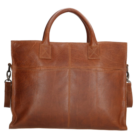 Wickeltasche in Cognac 40 x 31cm mit Zubehör aus Leder - leder-accessoires.com