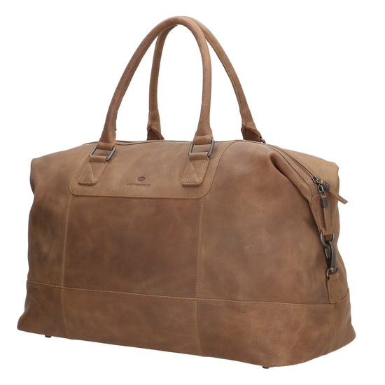 Reisetasche 52 x 32 in Braun aus Leder - leder-accessoires.com