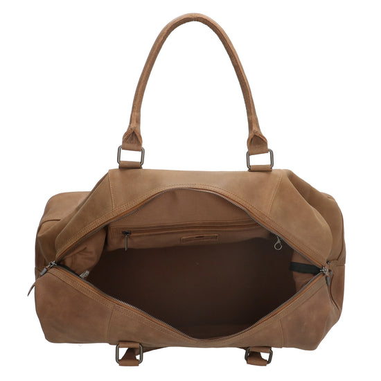 Reisetasche 52 x 32 in Braun aus Leder - leder-accessoires.com