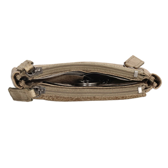 Schlüsseletui 13 x 7,5cm in Beige|Sand aus Leder - leder-accessoires.com