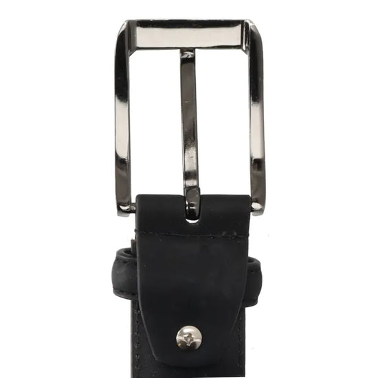 Business-|-Anzugsgürtel 35mm Schwarz abgenäht - leder-accessoires.com