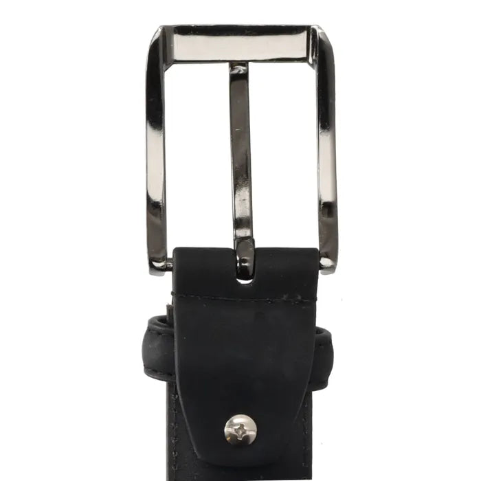 Business-|-Anzugsgürtel 35mm Schwarz abgenäht - leder-accessoires.com