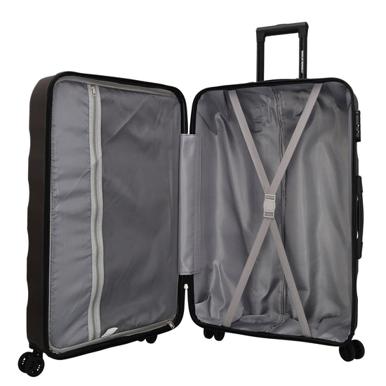 Hartschalen Kofferset in Bronze 3-teilig aus ABS mit Rollen - leder-accessoires.com