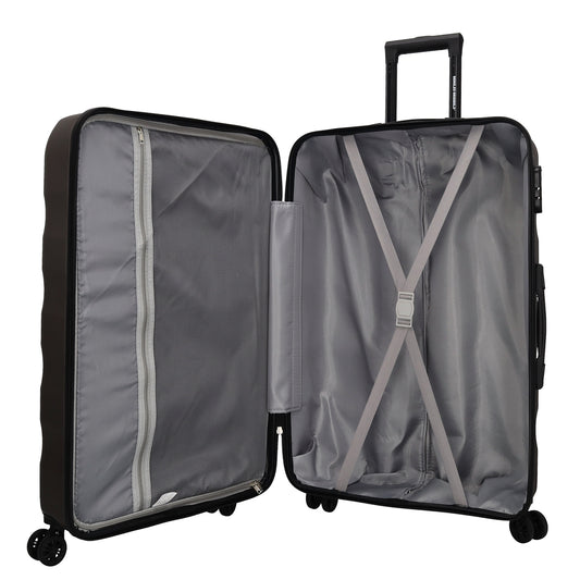 Hartschalen Kofferset in Bronze 3-teilig aus ABS mit Rollen - leder-accessoires.com