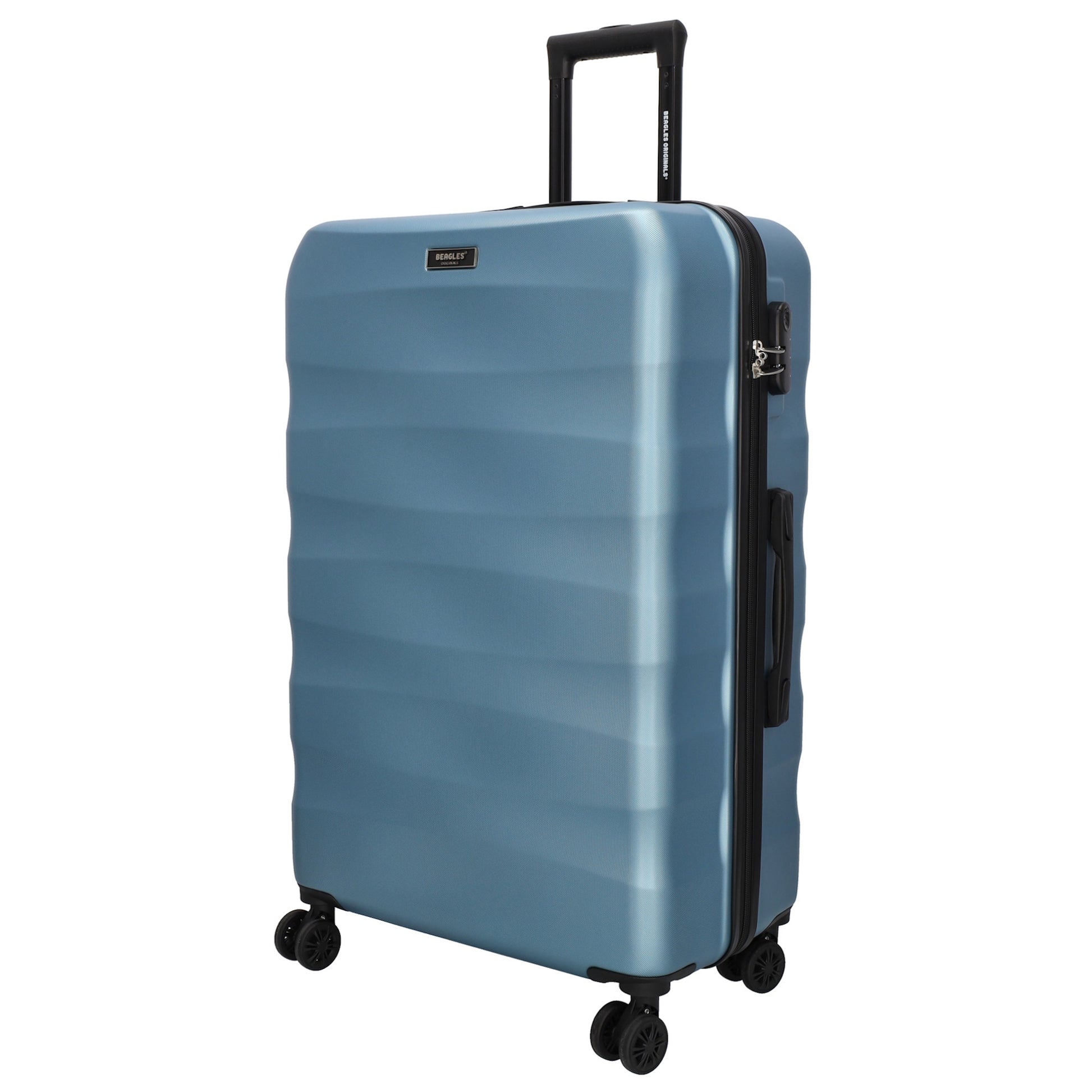 Hartschalen Kofferset in Hellblau | Ice Blue 3-teilig aus ABS - leder-accessoires.com