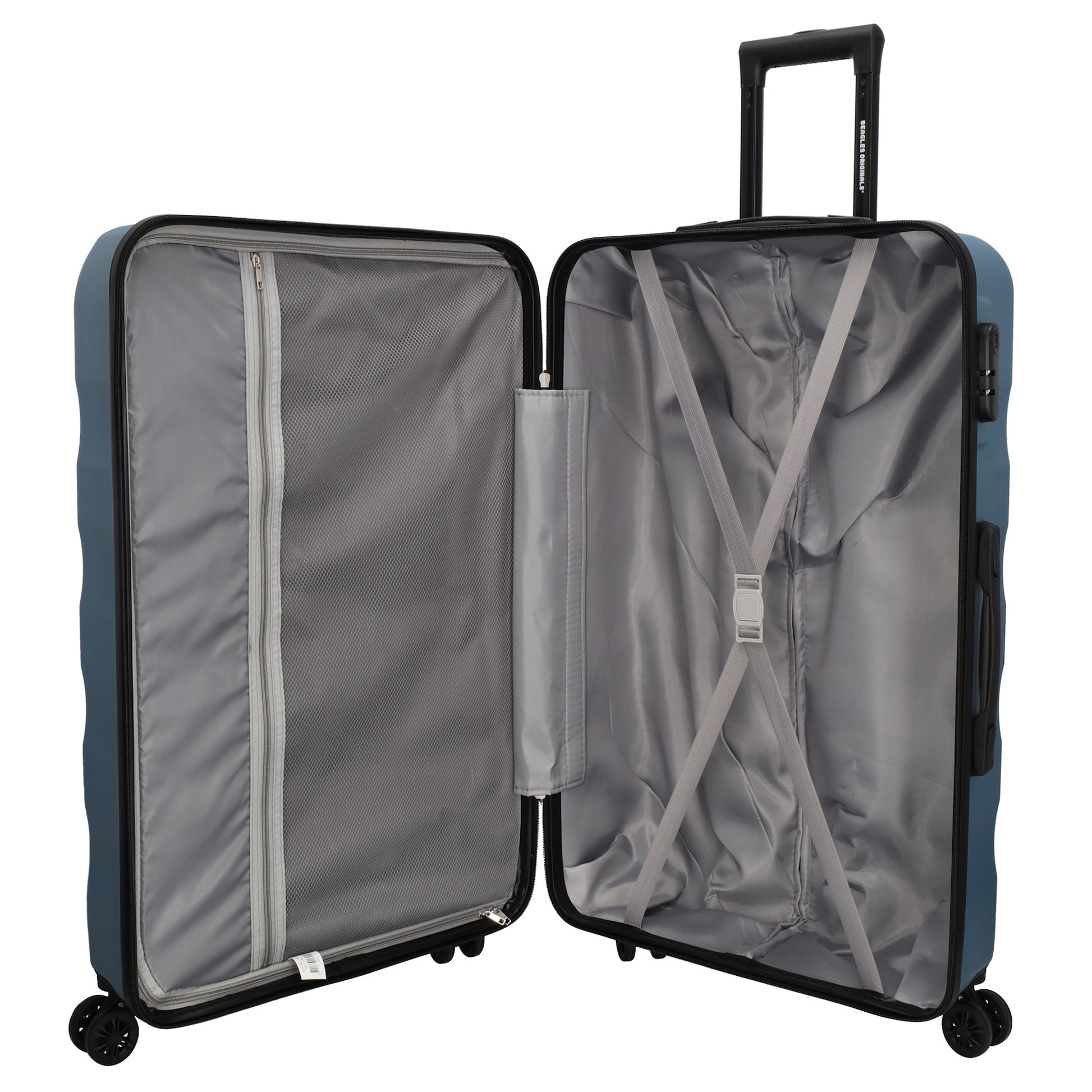 Hartschalen Kofferset in Hellblau | Ice Blue 3-teilig aus ABS - leder-accessoires.com