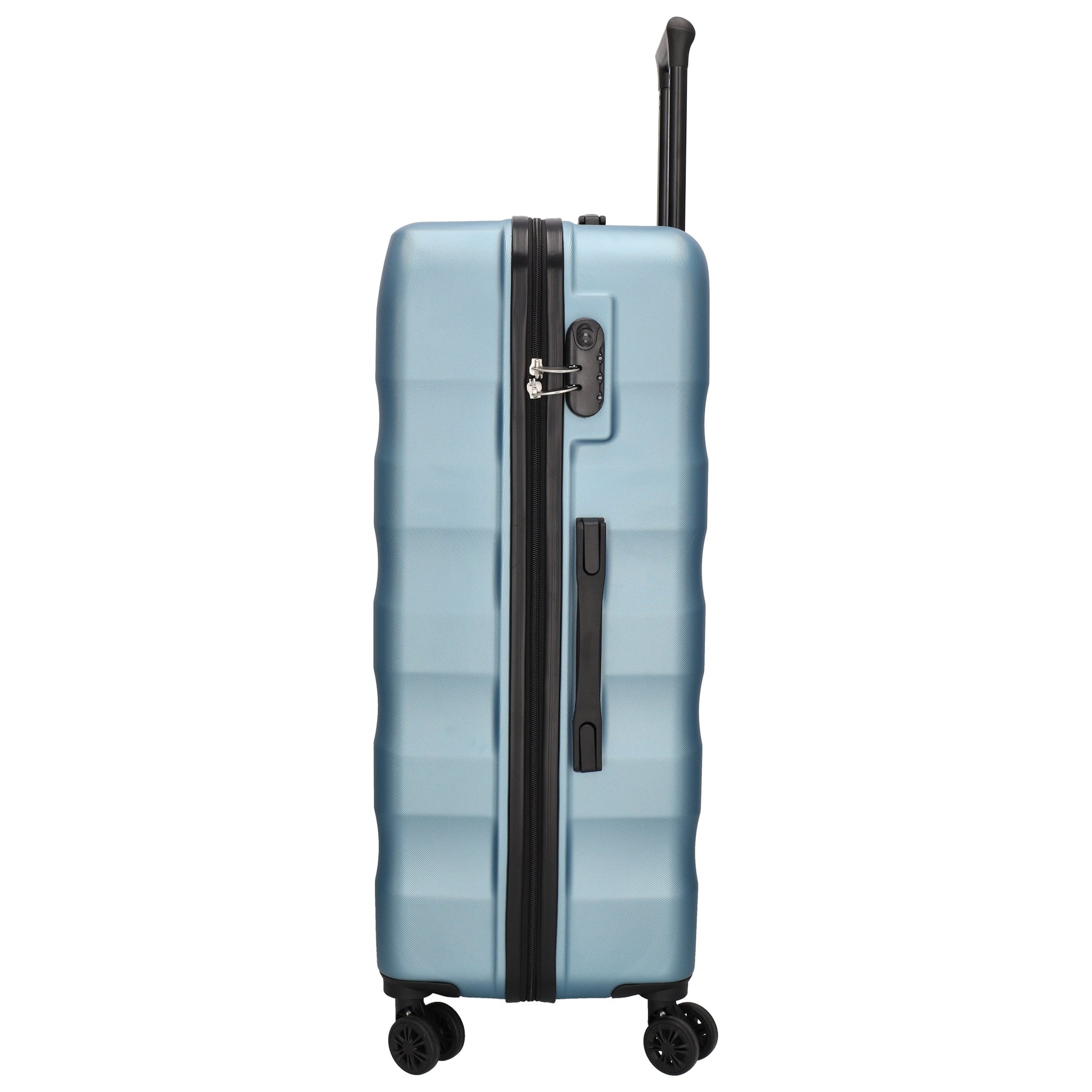 Hartschalen Kofferset in Hellblau | Ice Blue 3-teilig aus ABS - leder-accessoires.com