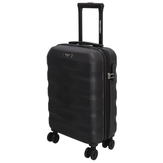 Reisetrolley|Handgepäck in Schwarz mit 4-Rad aus ABS - leder-accessoires.com