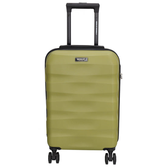 Reisetrolley|Handgepäck in Olivgrün mit 4-Rad aus ABS - leder-accessoires.com
