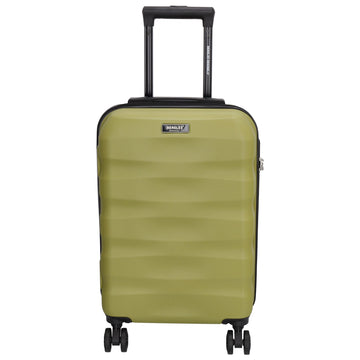 Reisetrolley|Handgepäck in Olivgrün mit 4-Rad aus ABS - leder-accessoires.com