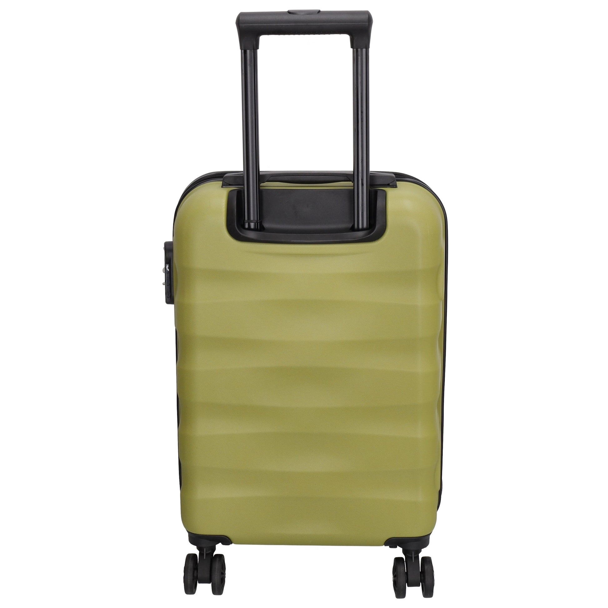 Reisetrolley|Handgepäck in Olivgrün mit 4-Rad aus ABS - leder-accessoires.com