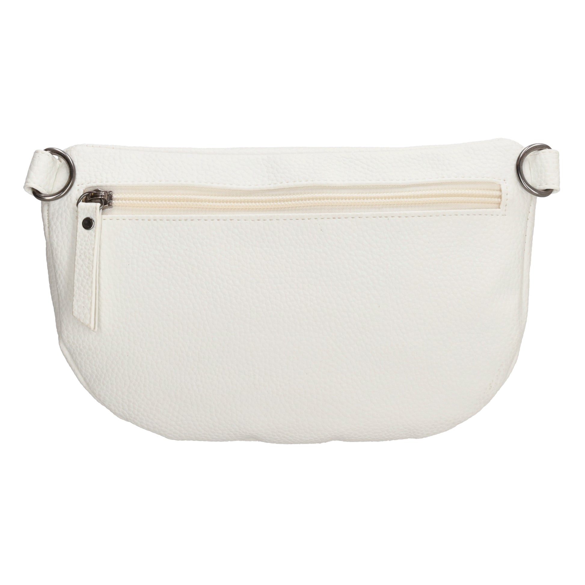 Bodybag 23,5 x 15cm in Lederoptik Weiß - leder-accessoires.com