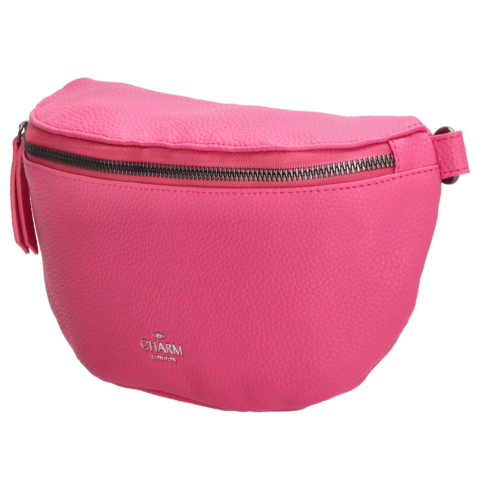 Bodybag 23,5 x 15cm in Lederoptik Pink| Fuchsia - leder-accessoires.com