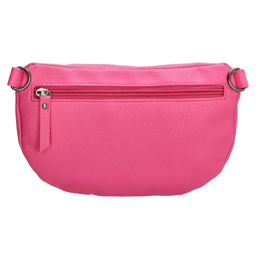 Bodybag 23,5 x 15cm in Lederoptik Pink| Fuchsia