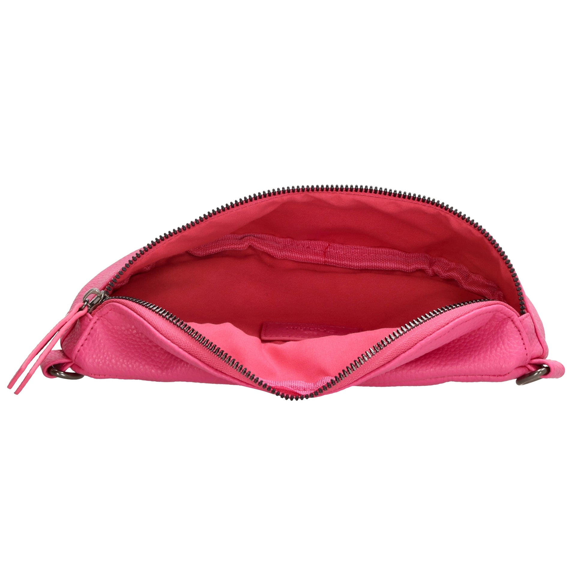 Bodybag 23,5 x 15cm in Lederoptik Pink| Fuchsia - leder-accessoires.com