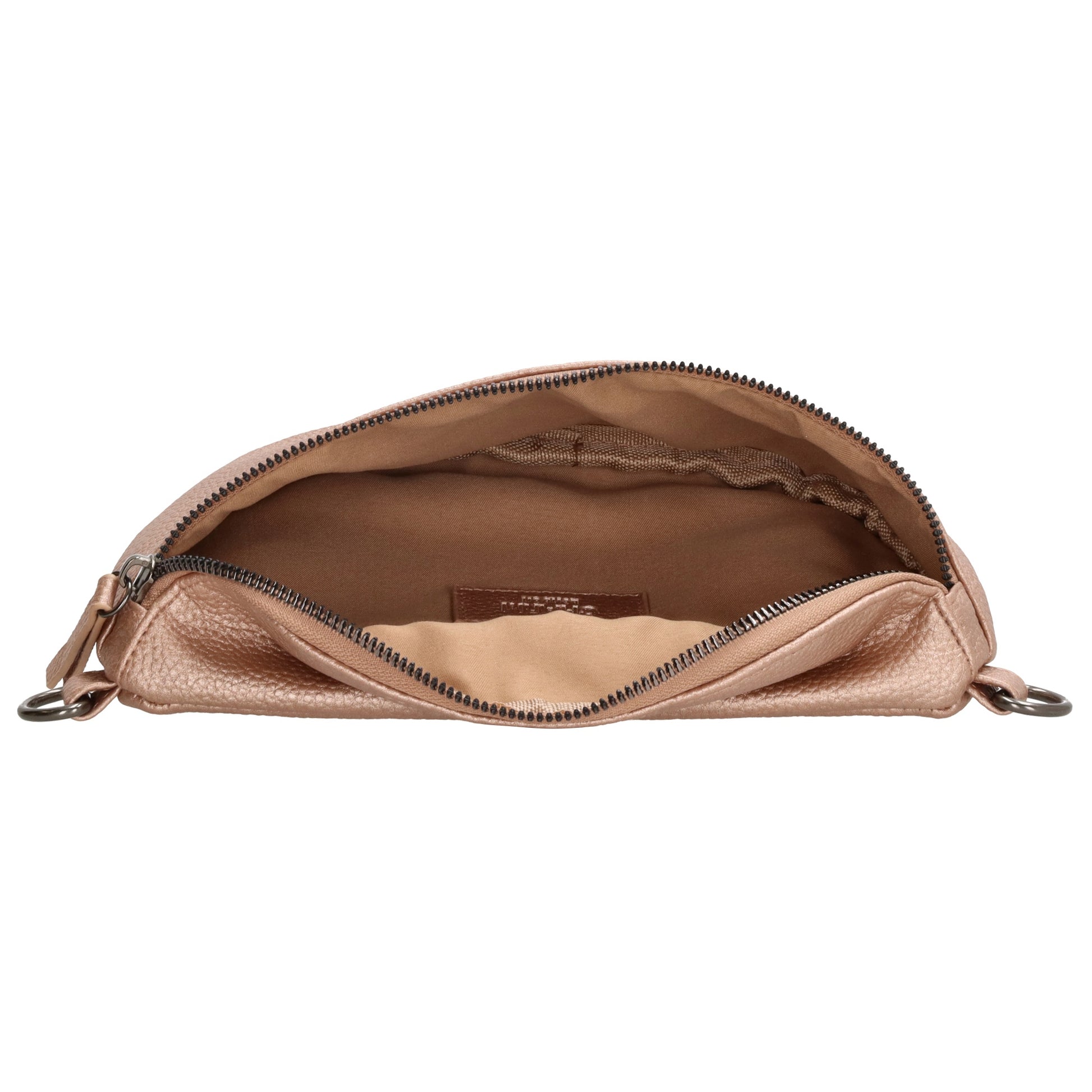 Bodybag 23,5 x 15cm in Lederoptik Rosegold - leder-accessoires.com